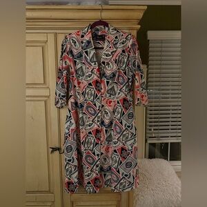 Fred Perry Amy Winehouse playing cards dress US 12